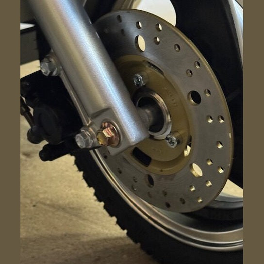 Kabinescooter Model Green Cab Rød/Sort - Med dobbelt batteripakke