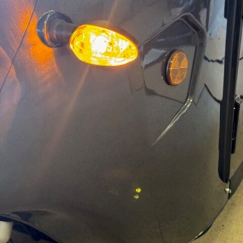 Kabinescooter Model Green Cab Hvid - Med enkel batteripakke