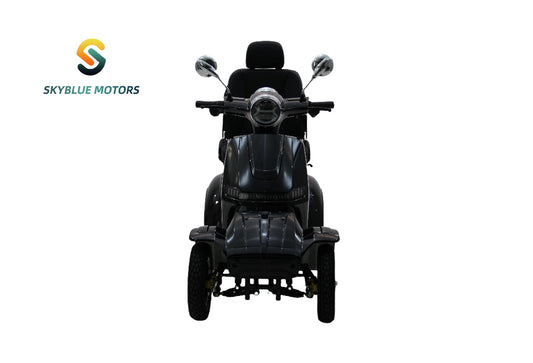 Sort 4-hjulet elscooter 1000W – Stilren, stabil og kraftfuld