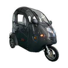Kabinescooter Model Green Cab Grå Med dobbel batteripakke