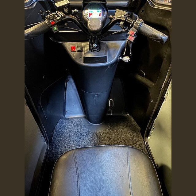 Kabinescooter Model Green Cab Hvid - Med enkel batteripakke