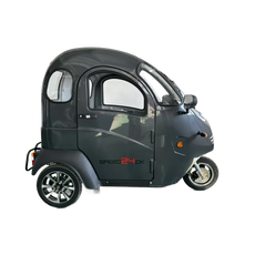 Kabinescooter Model Green Cab Grå Med dobbel batteripakke