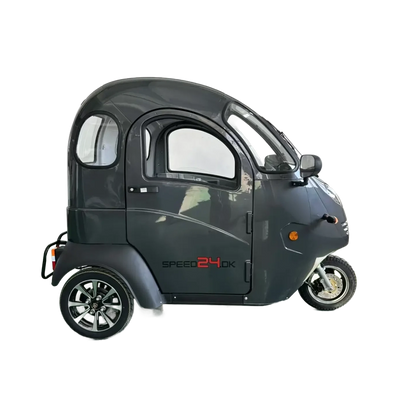 Kabinescooter Model Green Cab Grå Med dobbel batteripakke