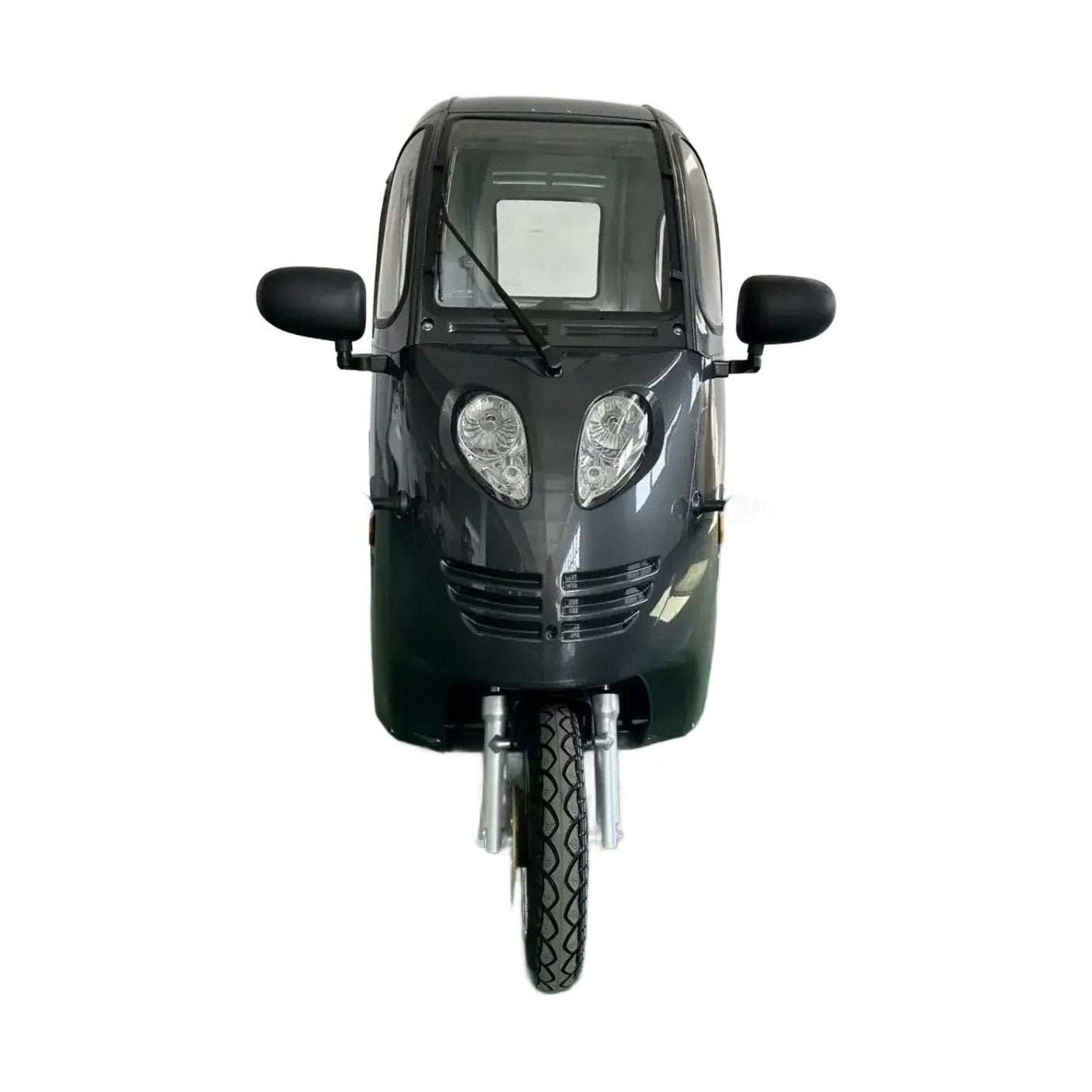 Kabinescooter Model Green Cab Grå - Med enkel batteripakke