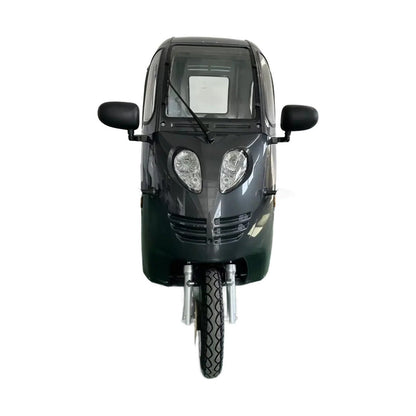 GreenCab Kabinescooter Grå – Enkel Batteri | Op til 60 km & Uden Kørekort