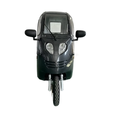 Kabinescooter Model Green Cab Grå Med dobbel batteripakke