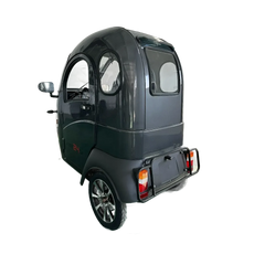 Kabinescooter Model Green Cab Grå Med dobbel batteripakke