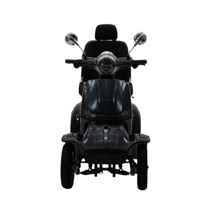 Sort 4-hjulet El Scooter 1000W – Kraftig & Stabil Mobilitetsscooter