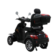 Sort 4-hjulet El Scooter 1000W – Kraftig & Stabil Mobilitetsscooter