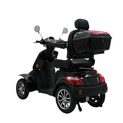 Sort 4-hjulet El Scooter 1000W – Kraftig & Stabil Mobilitetsscooter