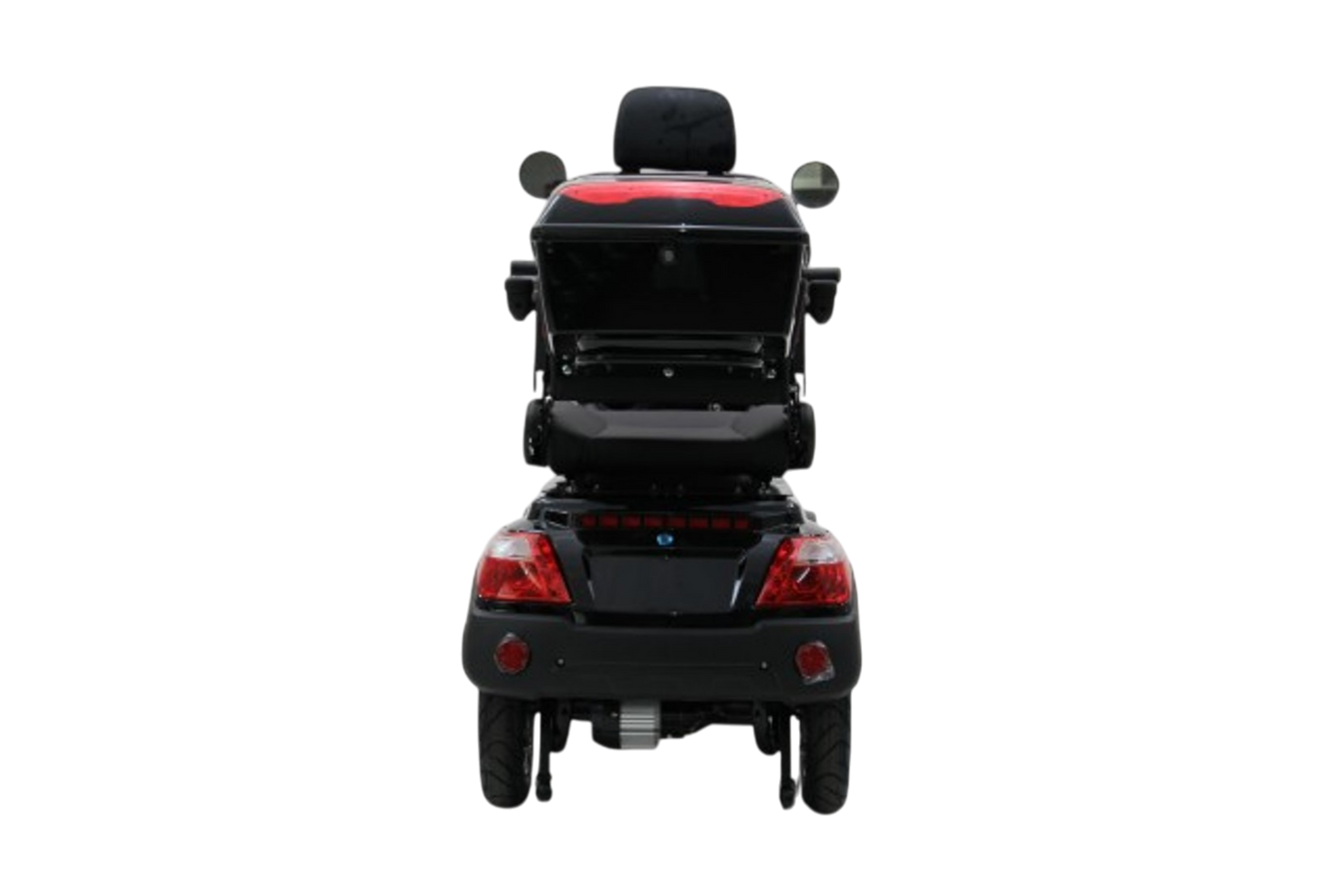 Sort 4-hjulet elscooter – Kraftig mobilitetsscooter med 1000W motor