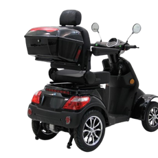 Sort 4-hjulet El Scooter 1000W – Kraftig & Stabil Mobilitetsscooter