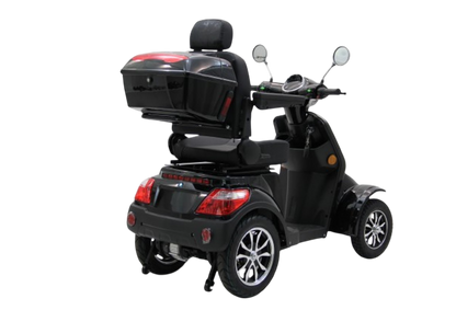 Sort 4-hjulet El Scooter 1000W – Kraftig & Stabil Mobilitetsscooter