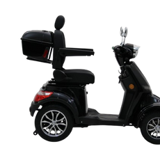 Sort 4-hjulet El Scooter 1000W – Kraftig & Stabil Mobilitetsscooter