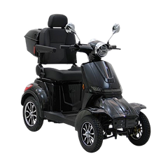 Sort 4-hjulet El Scooter 1000W – Kraftig & Stabil Mobilitetsscooter