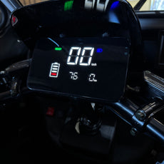 GreenCab Kabinescooter Rød/Sort – Enkel Batteri | Op til 60 km & Uden Kørekort