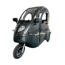 Kabinescooter Model Green Cab Grå Med dobbel batteripakke